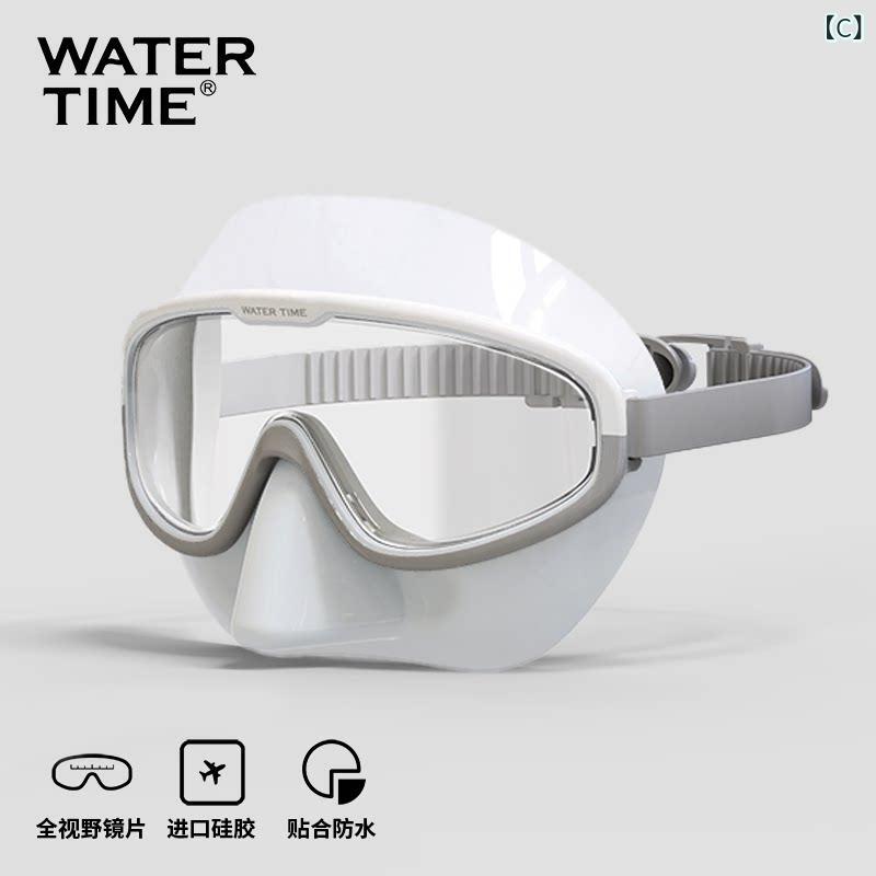 ダイビング スーツ WaterTime シュノーケリング 3つの 宝物 フル ドライ マスク ダイビング ゴーグル シュノーケル ロング フィン セット シュノーケリング 用品