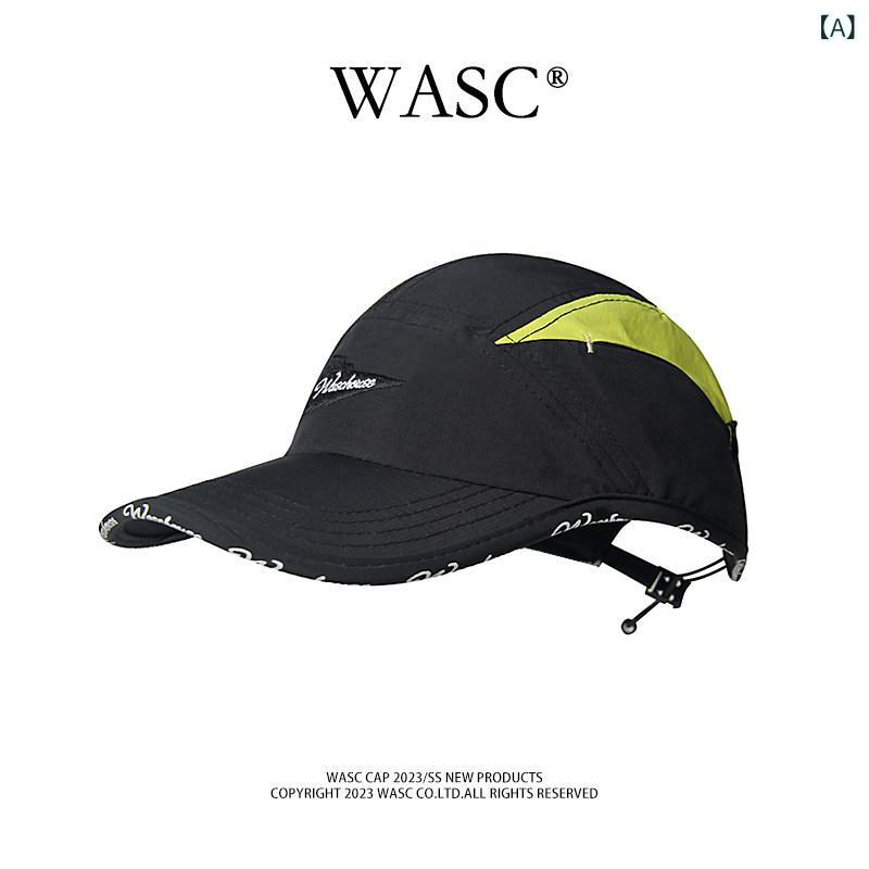 サーフィン キャップ WASC 夏 スポーツ 日焼け 止め アヒルの 舌 野球 帽 男性と 女性の 屋外 サイクリング キャップ 登山 防 風 防水 サーフィン 帽子