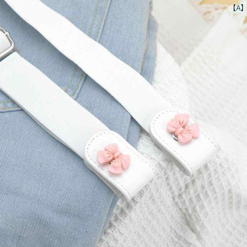 子供用 ベルト 0 ～ 14歳の 子供用 伸縮性 ウエスト バンド、 女の子用 伸縮性 インビジブル シームレス ボレロ、 犬用 学生 スタイル ジーンズ ベルト画像