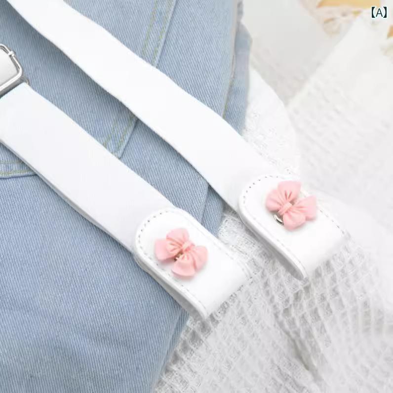 子供用 ベルト 0 ～ 14歳の 子供用 伸縮性 ウエスト バンド、 女の子用 伸縮性 インビジブル シームレス ボレロ、 犬用 学生 スタイル ジーンズ ベルト画像