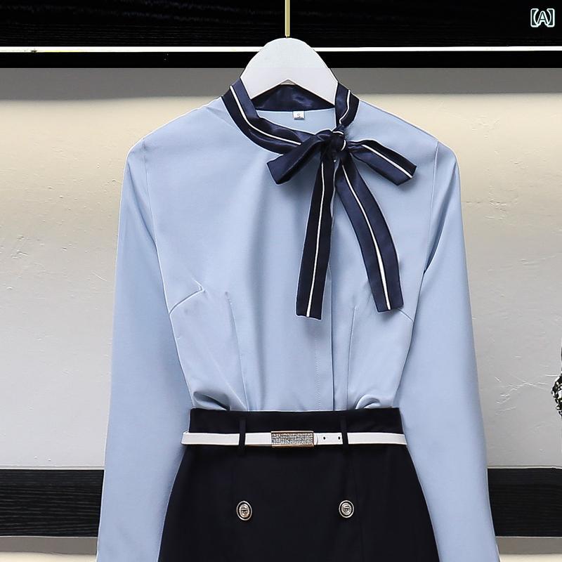美容院 美容 師 作業 服 女性 スチュワーデス 制服 プロフェッショナル スーツ 女性 春と 秋 ファッション フロント デスク 美容 師 作業 服 女性 プロフェッショナル 気質 スーツ スカート