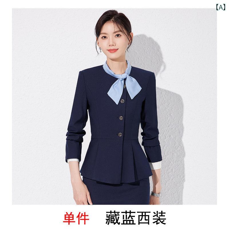 美容院 美容 師 御役目 服 レディース 亭主もち用 職業的 背広 春と 秋 御前上等 エアホステス ユニフォーム 泊まり 向こう正面 受け付け 御役目 服 宝玉 店 美容院 御役目 服 リラックス・マッサージ用品-ダイエット・健康-エステユニフォーム