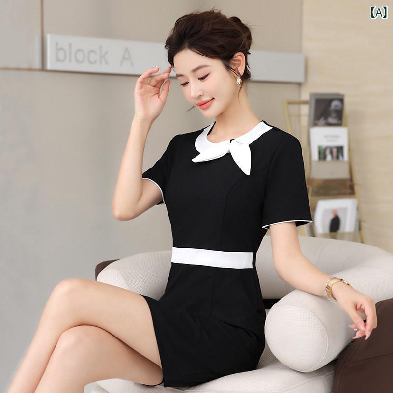 美容院 美容 師 作業 服 レディース 高級 美容 室 美容 師 作業 服 女性 夏 健康 センター 母子 監禁 産後 健康 セラピスト 半袖 スーツ