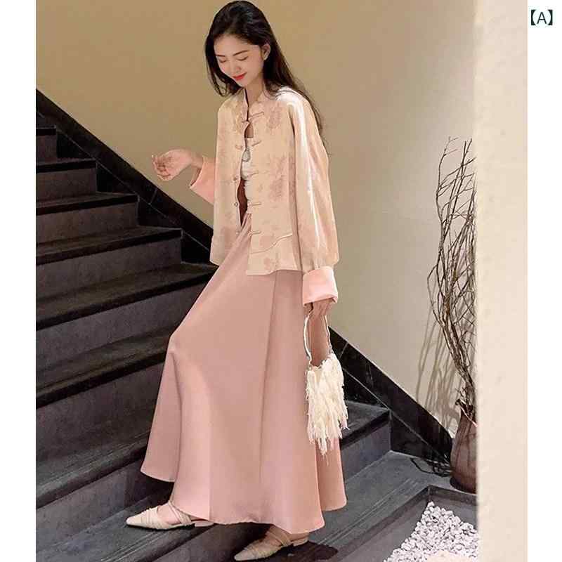 チャイナ ドレス スカート チャイナ風の 婦人服. チャイナ風の 高級 婚約 ドレス. ホット スーツ スカート チャイナ ドレス 春服 2025 スタイル|SEIYUショップ