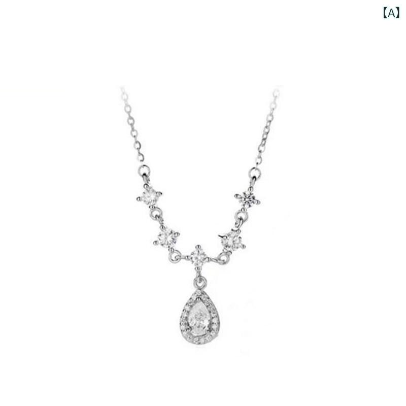 シルバーネックレス レディース WILLORA Willola S 925 スターリングシルバー ドリップ ペンダント ネックレス 親友への 誕生日 プレゼント 520 バレンタイン デーの 彼女への プレゼント