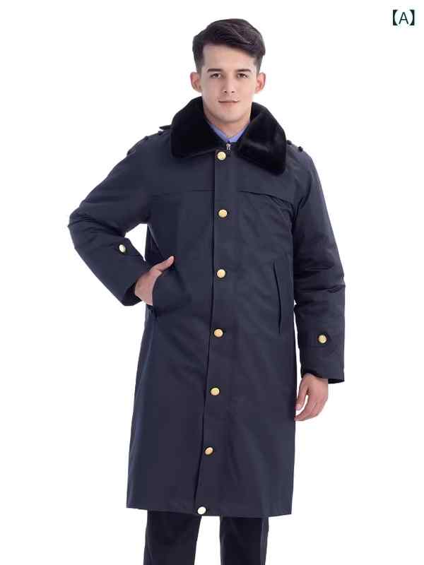 ウールコートメンズ 新型 男女兼用 鉄道 冬用 コート. 防寒 服. 綿入れ 制服. ダウン ジャケット. 寒冷 地 作業着。|SEIYUショップ