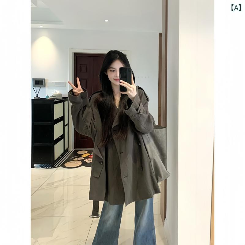 レザージャケットレディース 女性用 ショート ルーズ ウィンドブレーカージャケット 2025 春秋 新型 小さい サイズ超 かっこいい 薄手 韓国 風 韓国 カジュアル