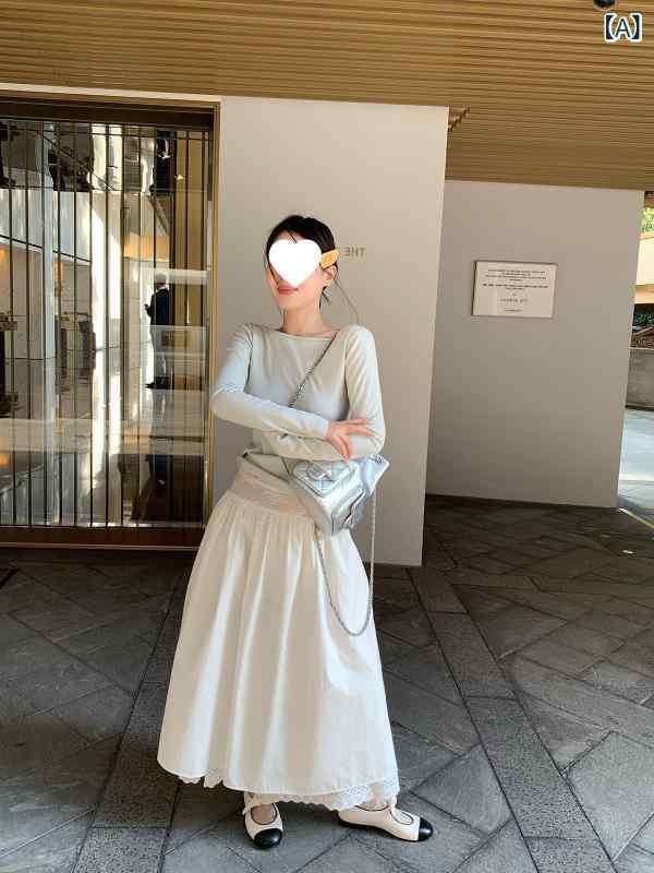 スコート レディース 白いこと スピード競技 A伝達ルート MIDI丈 春 女子らしい 口さかしい 普段使い