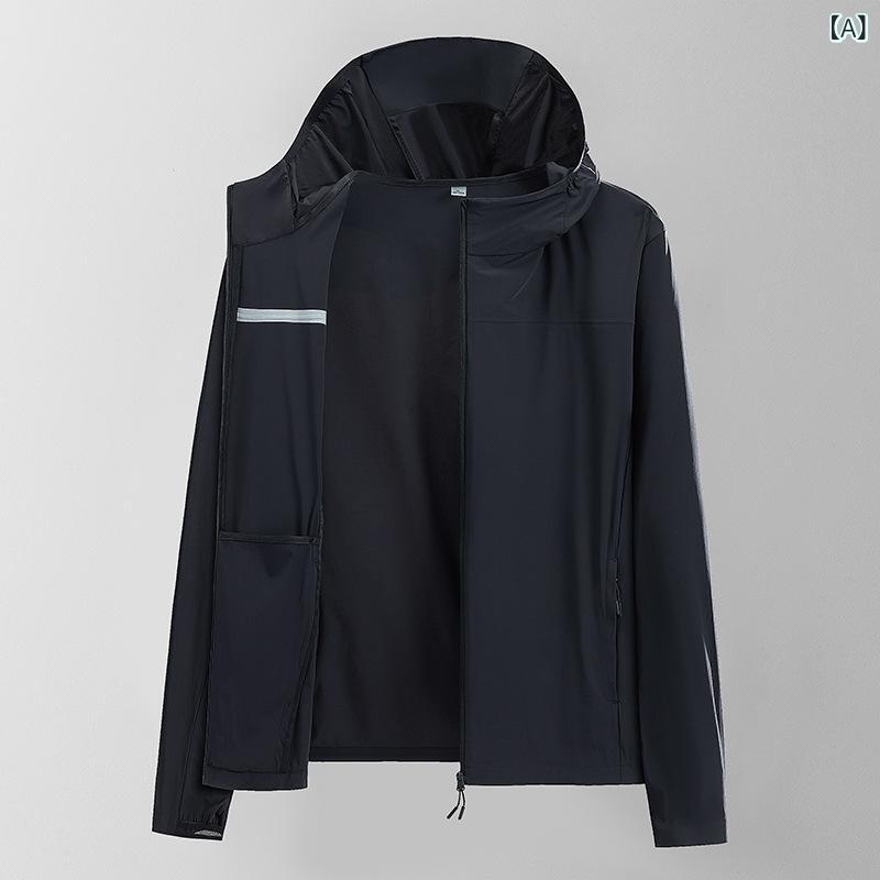 夏用 接触冷感 防紫外線服 男女用 薄手 通気性 アウトドア 釣り用 カップル ラッシュガード UVカット 速乾 軽量 長袖 保護 機能性 吸湿 ストレッチ クール素材 屋外活動 スポーツ アクティブウェア