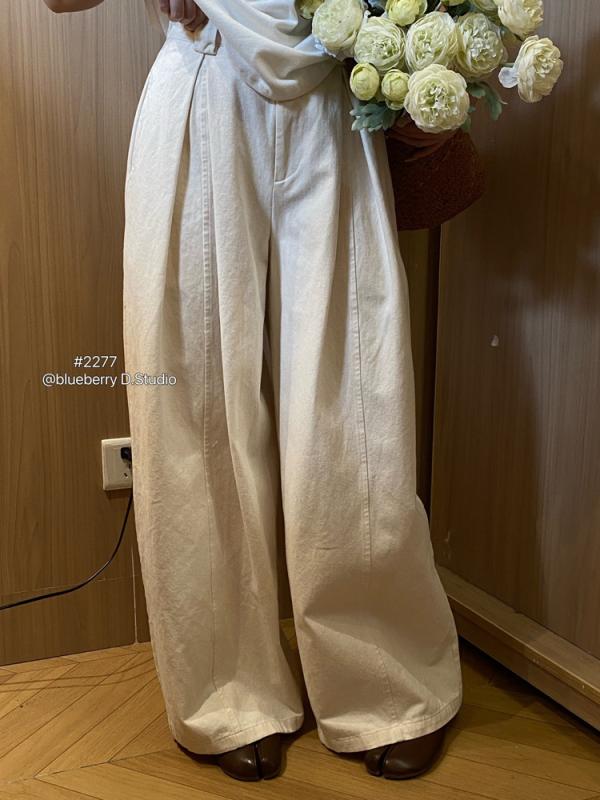 レディース 綿 ワイドレッグパンツ ゆったり ドレープ 伸縮ウエスト ロング丈 春秋 カジュアル 普段使い 柔らかい素材 軽量 フィット