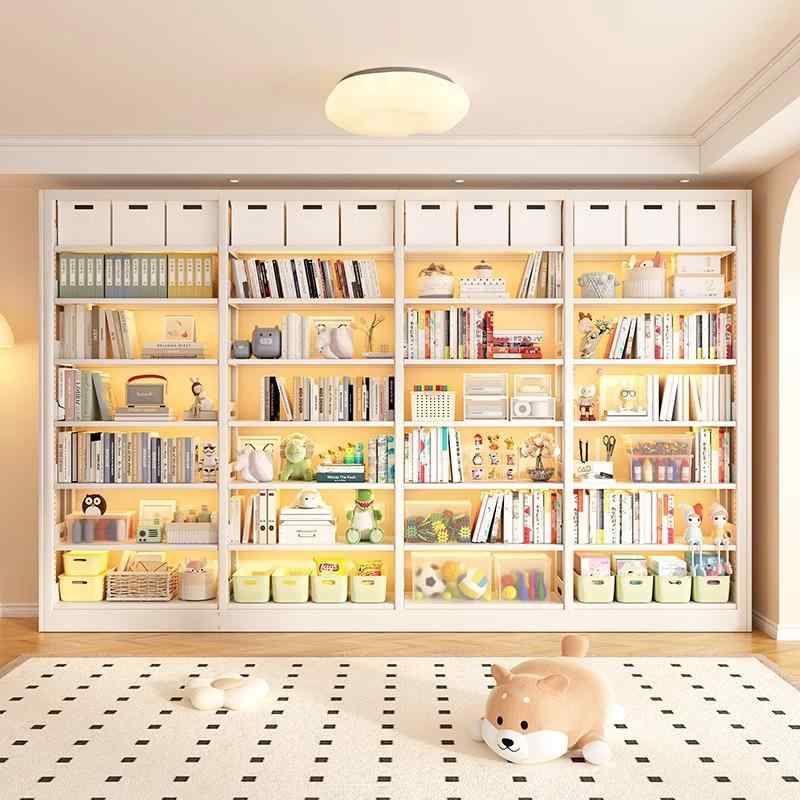 書棚 アイアン 多層 フロアスタンド 家用 シンプル 収納ラック リビング ベッドルーム インテリア 書籍 絵本 雑貨 整理 メタルフレーム
