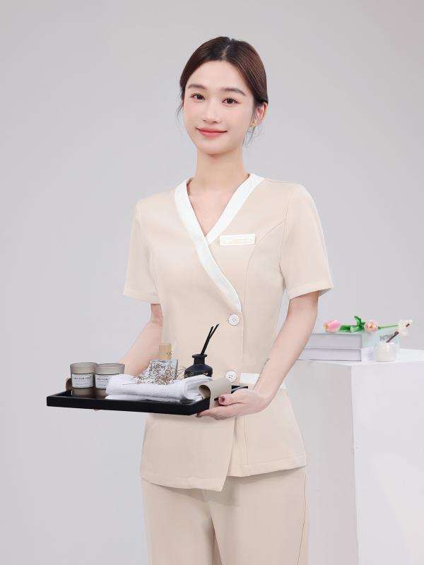 レディース 美容師 進め方服 御膳上等感 美容院用 ヘッドスパ 足浴店 息休め館相応う 母?看護師 産後世話をする師 制服 ユニフォーム 好いたらしい 役立つこと的