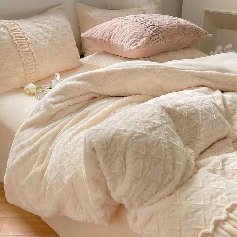 寝具 冬用 両面 赤珊瑚天鵝絨 綿ネル 4点仕掛ける 臥榻敷き妙 掛け布団押しかぶせる 枕押しかぶせる 臥榻スコート 生あたたかい原料品 パステル色の 吸湿性 御前上等感 生まれ変わり衣料繊維 ミルクフリース フリース産業 通年相応う 身寄り用 臥榻お部屋 室内装飾