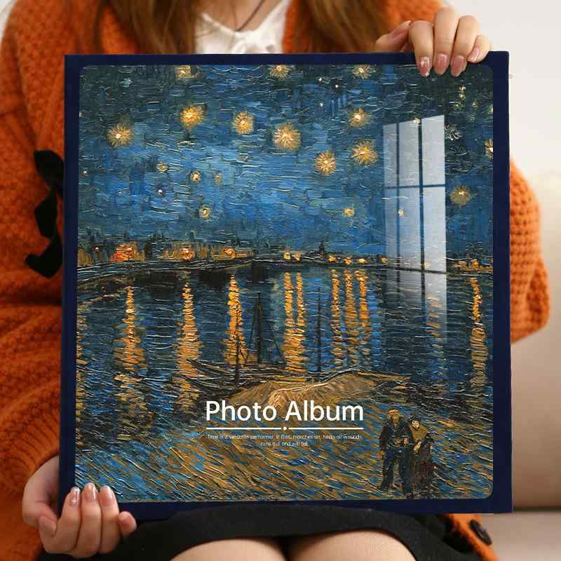 写真アルバム 大容量 挿入式 家庭用 フォトブック 20cm 収納 メモリー冊 ページ式 写真集