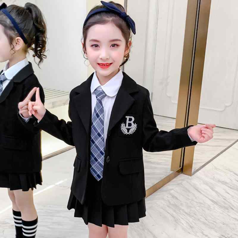 女の子 スーツ セット ブラック 春秋 おしゃれ 韓国 ジュニア フォーマル テーラード ジャケット パンツ 組み合わせ スタイリッシュ コーディネート