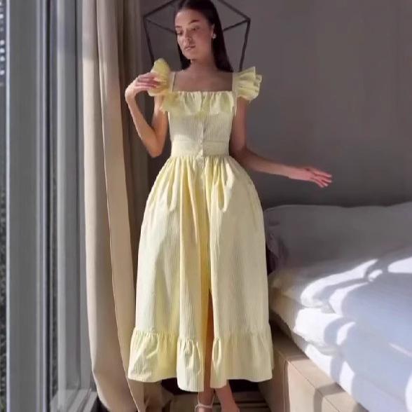 衣裳 真四角のど首 フラウンス袖 ラッフルエッジ 愛くるしい 女子らしい 表現スタイル 口さかしい 口さかしい  亭主もち用 普段使い