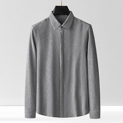 シャツ 男性用 メンズ 長袖 形態安定 再生繊維 素材 プリーツ加工 皺加工 シワ加工 カジュアルシャツ ビジネスシャツ トップス ワイシャツ 襟付きシャツ 通勤用 通学用 普段使い オフィスウェア ビジネスカジュアル 紳士服 上品 きれいめ シ｜SEIYUショップ 8,077円