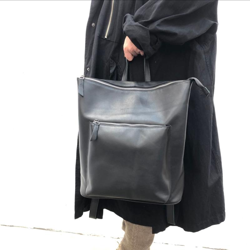 レディース 本革 リュックサック ハンドメイド 上質牛革 両肩バッグ 女性用 バックパック 日常使い 肩掛け 軽量 通勤対応 再生素材 ブラック ベージュ