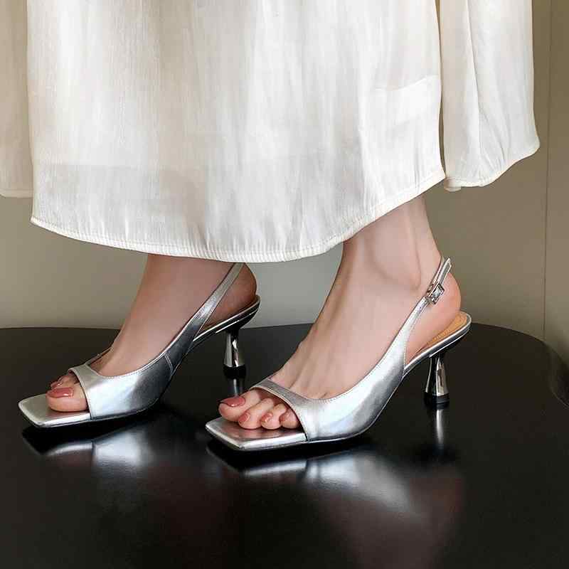 サンダル レディース 夏用 オープントゥ ハイヒール 同盟罷工さあ美 研ぎあげる 軽さ 日常使い走り 痛いところコーデ
