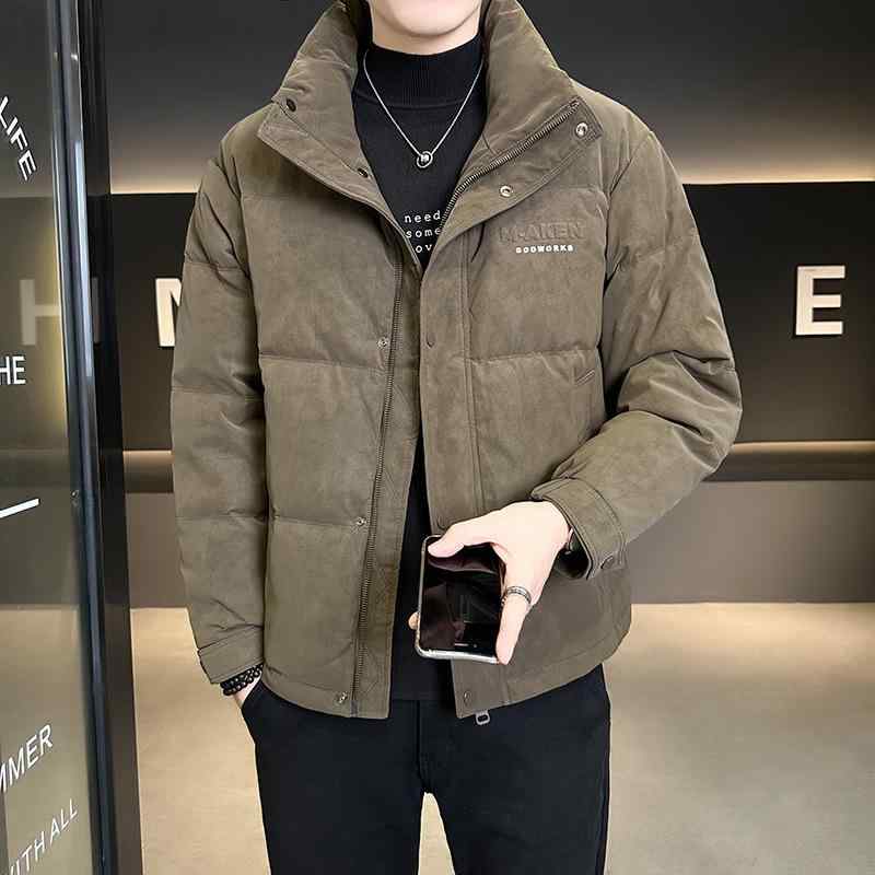 成人男性用 落ちこむ上衣 秋冬 ボンネット付き添い人 単色 今めかしい 個人的特徴派 韓国 アウター 生あたたかい原料品 軽さ 防寒 心地よい 日常使い走り