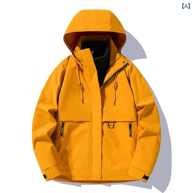 アウトドア 山登り 山歩き 上衣 防 雨合羽 3インチ1 花の冠yd レディース メンズ 好一対 保温 流行り物 細工物表現スタイル