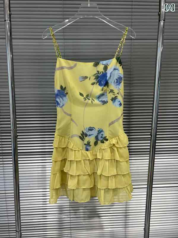 衣装 レディース 夏 花柄 キャミ 同盟罷工さあ美  収腰 か細い A生産ライン 短か目 軽さ 通気性 女子らしい 普段使い