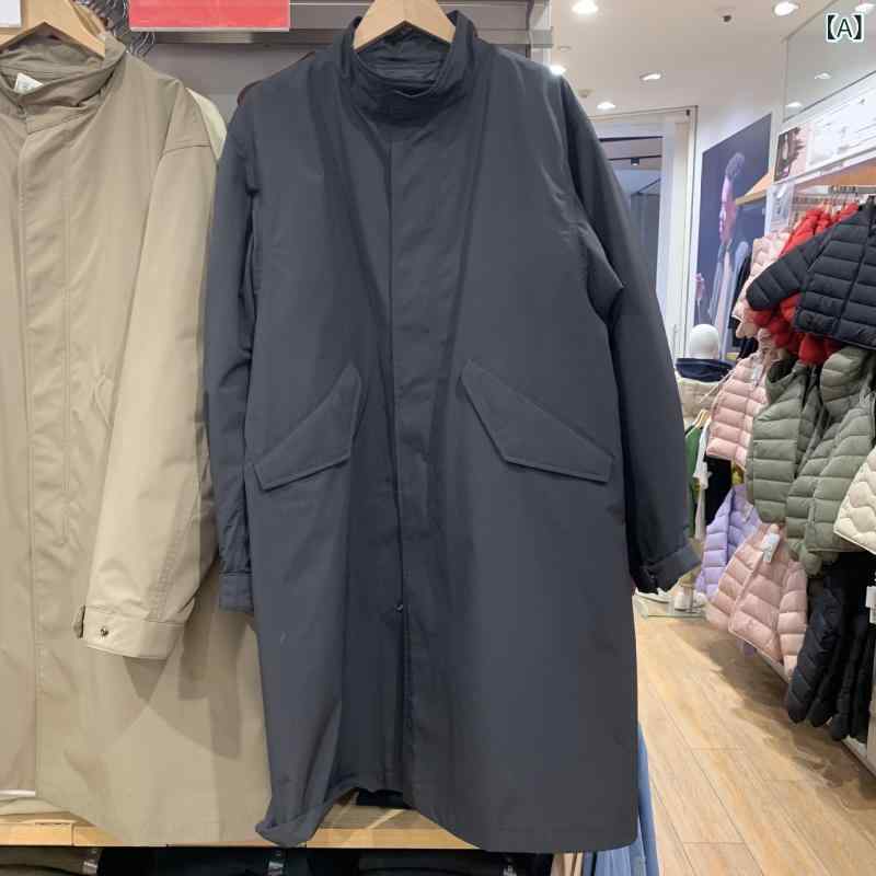 厚地の外套 メンズ ロング丈 照明ランプ色合い 着脱式 花の冠yd トレンチコート 春用 軽さ 上衣 役立つこと性 アウター 防 雨合羽産業 今めかしい 普段使い走り 通い 通学