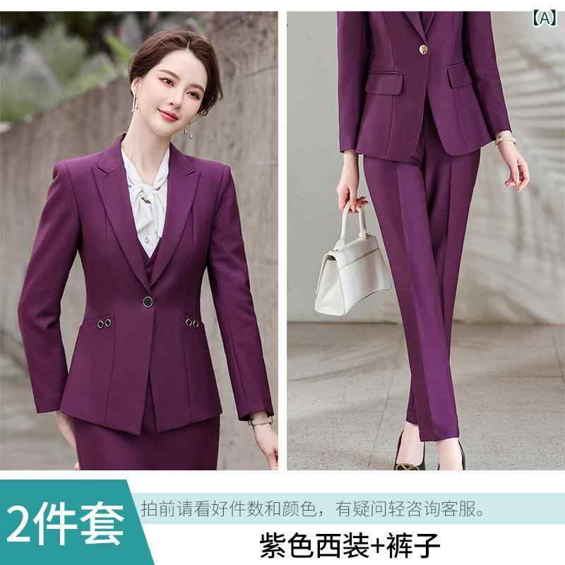 レディース 通い背広 仕掛ける 上衣 ズボン下 商行為御召しもの 今めかしい 技能服 フォーマル 成人女性用 労働者階級 表現スタイル