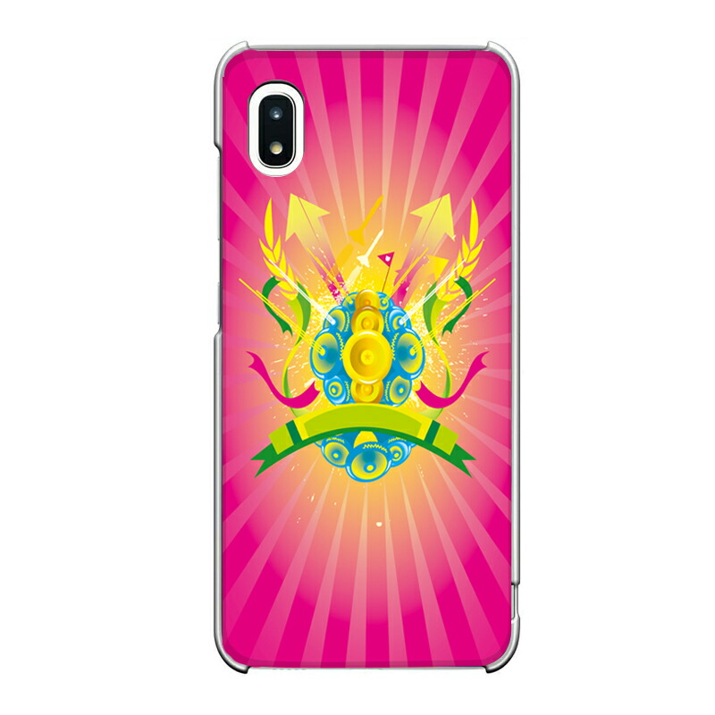 楽天市場 Galaxy 0専用 矢印 ポップ デザイン コンポ風 集中線 ガーリー ロゴ ピンク 桃 Sc 02m Scv46 セカデパ