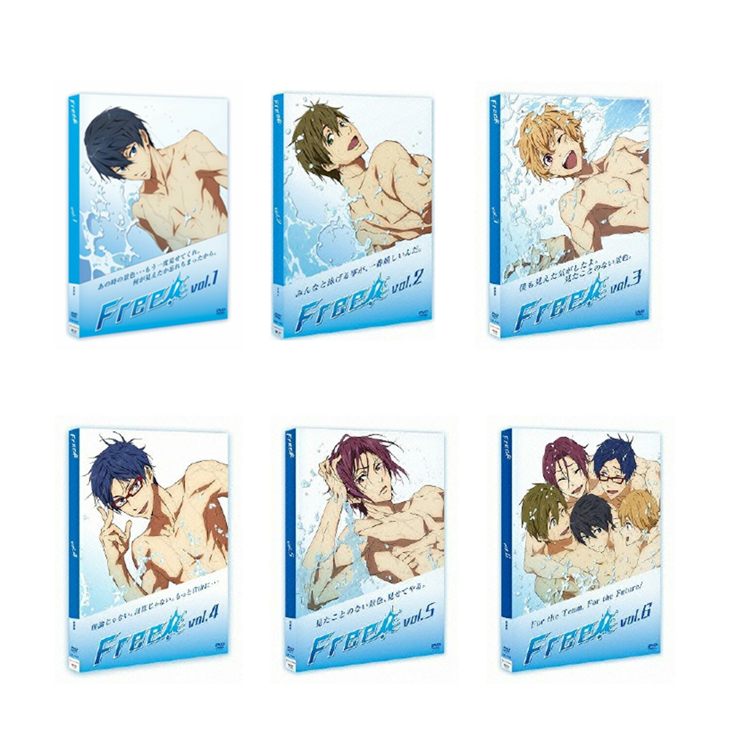 アニメ Free！1-6 DVDセット 25,776円