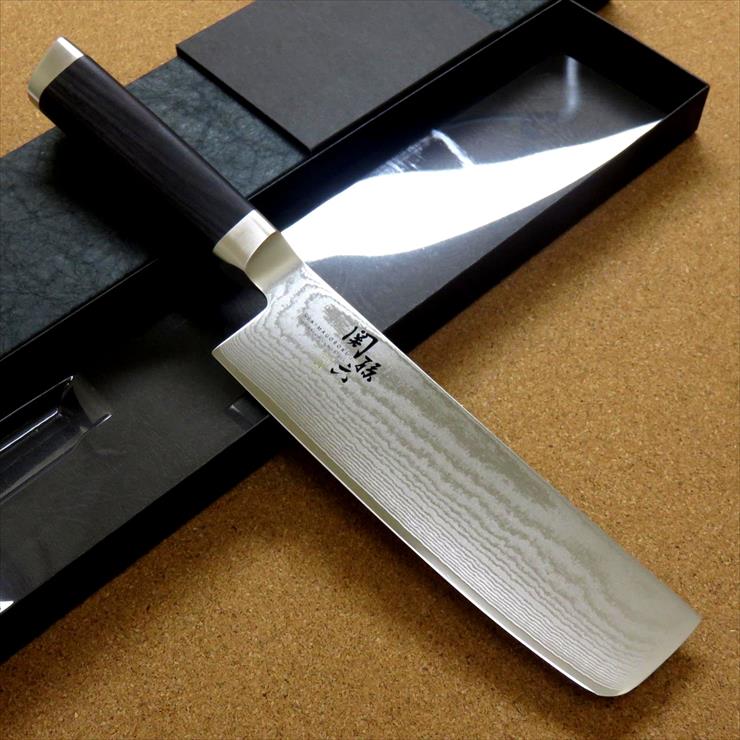 楽天市場】関の刃物 牛刀 18cm (180mm) 貝印 関孫六 ダマスカス