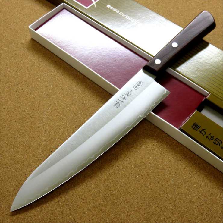 関の刃物 牛刀 260mm 家庭用の洋包丁 肉 魚 野菜 パン切り 両刃万能