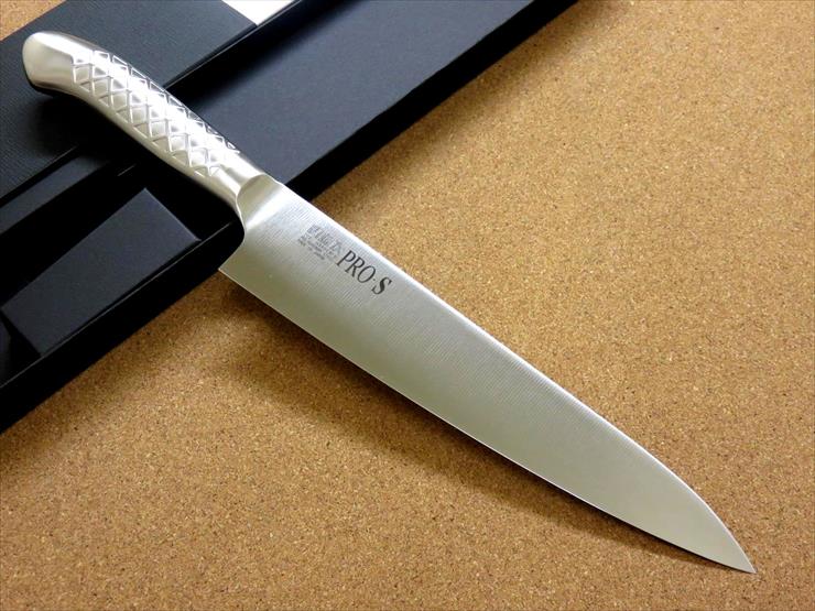 SEKI KANETSUGU PRO-S 5005 Kitchen Gyuto Chef's Knife 210mm 8.3" Stainless Handle - Picture 2 of 11