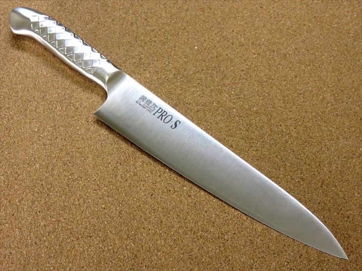 SEKI KANETSUGU PRO-S 5005 Kitchen Gyuto Chef's Knife 210mm 8.3" Stainless Handle - Picture 3 of 11