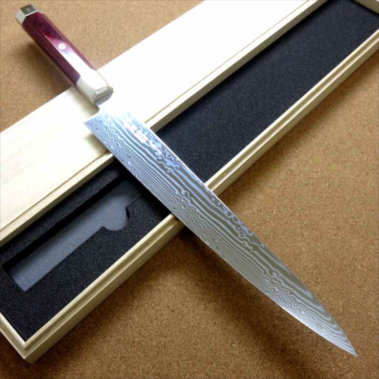 楽天市場】包丁 ミソノ ux10 筋引 270 ツバ付 ミソノ UX10 筋引き