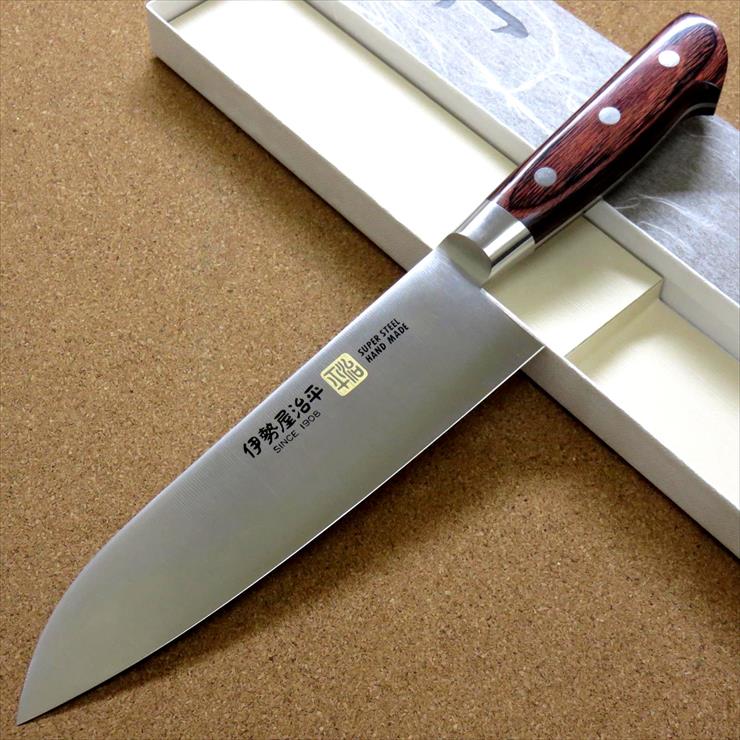 【楽天市場】関の刃物 三徳包丁 18cm (180mm) 伊勢屋 V金10号 VG10 鍛錬 ニッケルダマスカス鋼 33層 鎚目鍛造  黒パッカーココボロハンドル 家庭用 肉切り 魚の処理 野菜切りなど多種多様な両刃万能包丁 文化包丁 国産日本製 : SKKカトラリー