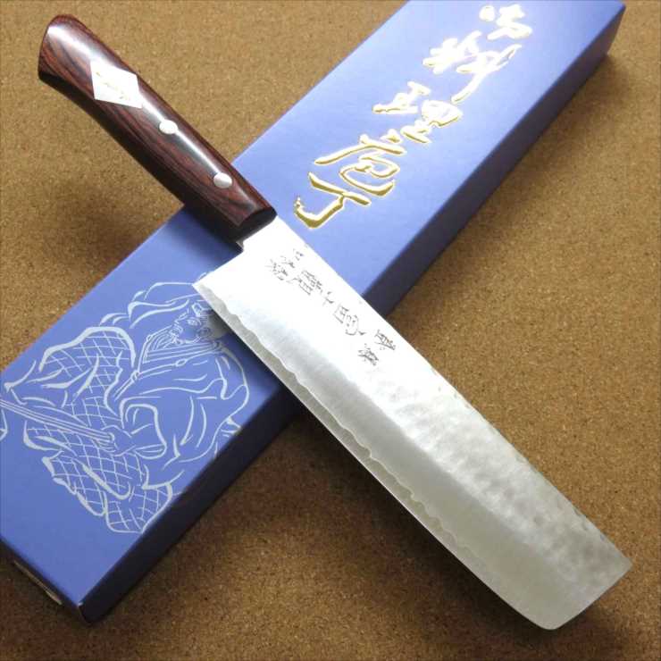 楽天市場】関の刃物 菜切り包丁 16.5cm (165mm) 富士觀 鎚目鍛造