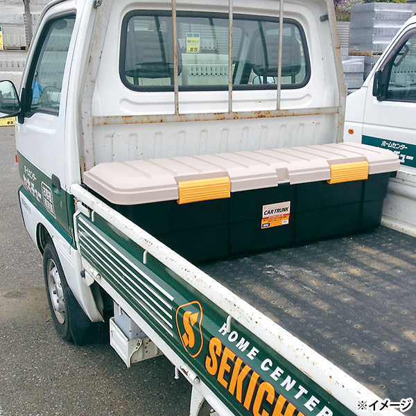 楽天市場 直送 代引 日時指定不可 アイリスオーヤマ カートランク Ck 130 カーキ ブラック Diy アウトドア Rvbox コンテナ 沖縄 離島配送不可 セキチュー楽天市場店