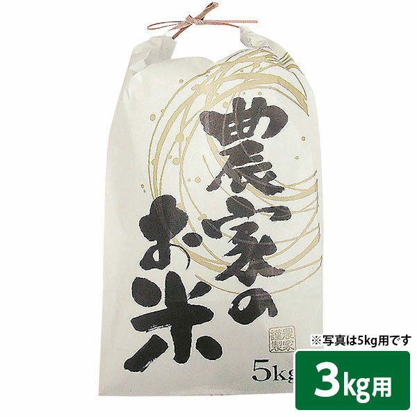 17円 【限定販売】 17円 品質検査済 米袋 農家のお米 3kg用