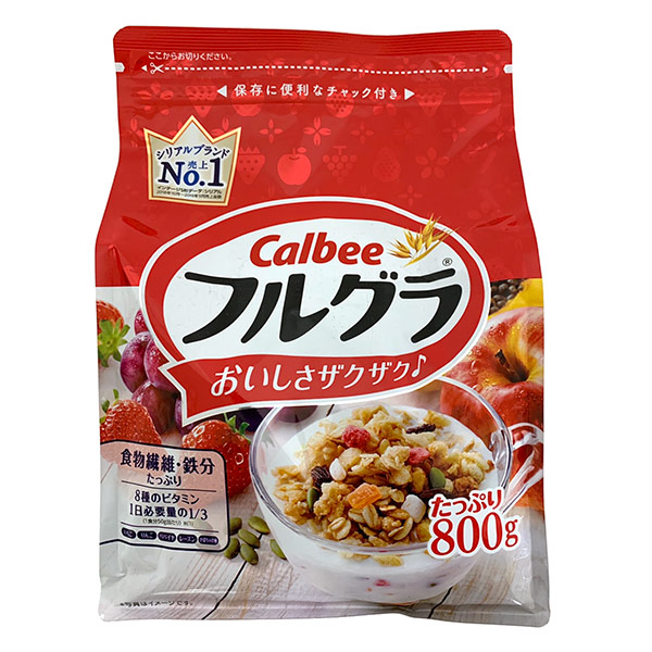 楽天市場 カルビー フルグラ 800g シリアル フルーツグラノーラ セキチュー楽天市場店