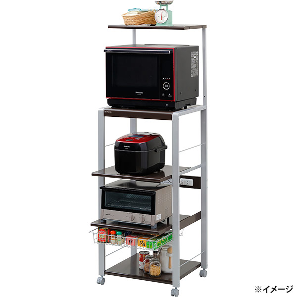 エムケー精工 オープンラック Frorie 4段 ホワイト ORL-202S エムケー精工 オープンラック Frorie 4段 ホワイト ORL-202S