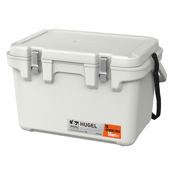 【即日出荷】アイリスオーヤマ HUGEL 真空断熱クーラーボックス 40L アッシュホワイト VITC-40R 大型