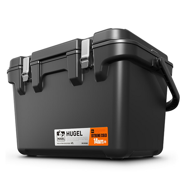 【即日出荷】アイリスオーヤマ HUGEL 真空断熱クーラーボックス 40L チャコールグレー VITC-40R 大型