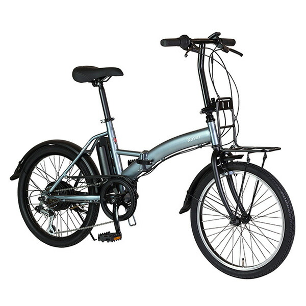 ローバー ROVER e-MOBILLY206 グレー 20型 電動アシスト折畳み自転車 18236-14【沖縄・離島配送不可】