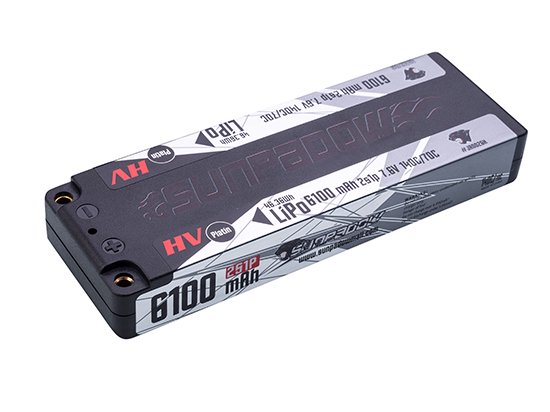 SUNPADOW 7.6V / 6100mAh /140C Platin HVリポバッテリー【サンパドウ日本総代理店】