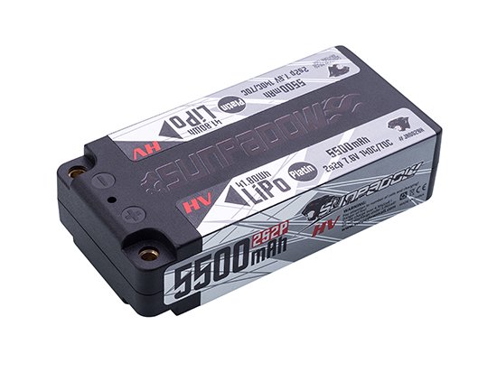 楽天市場】SUNPADOW 7.4V / 5300mAh / 120C Blueリポバッテリー 
