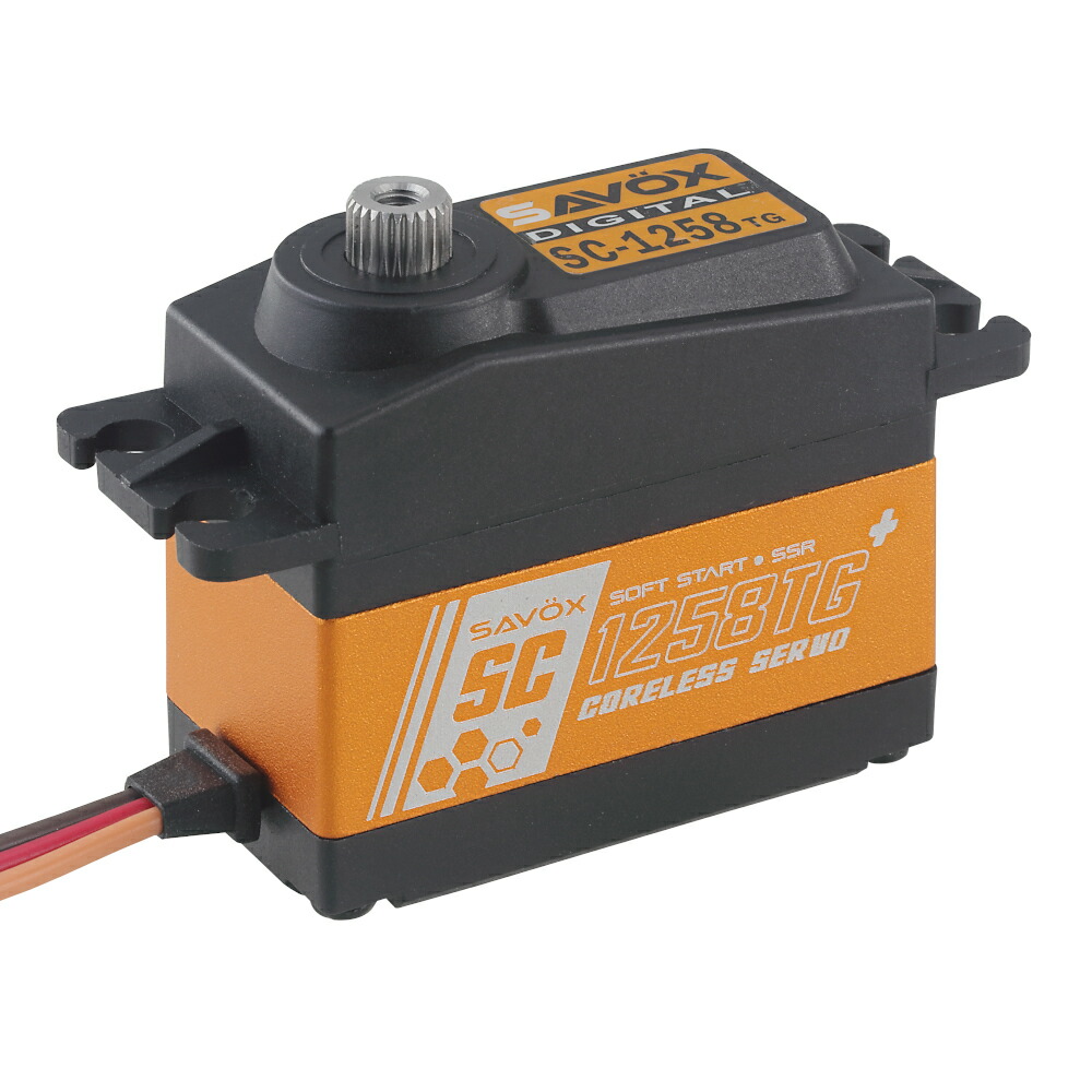 SAVOX SC-1258TG PLUS 超高速・高耐久性・コアレス デジタルサーボ【サボックス日本総代理店】