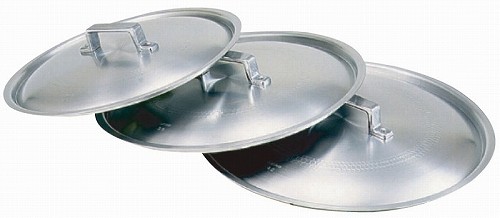 3月下旬入荷予定 アルミ 料理鍋蓋 45cm 日本製 打出料理鍋 両手鍋 円付