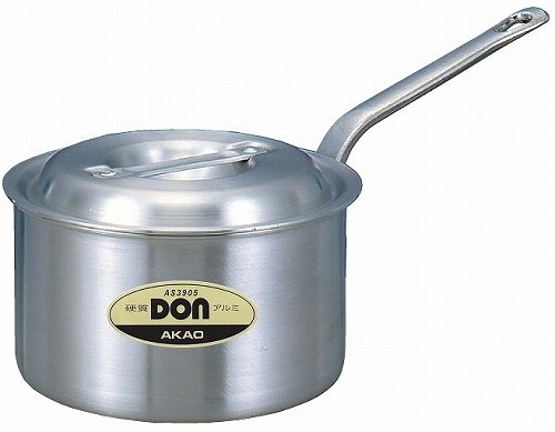 アカオ　DON　片手浅型鍋　27㎝　蓋付　アカオアルミ　業務用　未使用展示品 0104-562154.jpg