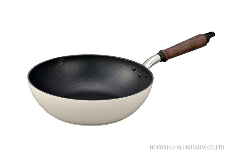 フライパン IHプレール 深型フライパン 28cm 箱入 ホクア 《 北陸アルミ いため鍋 ディープフライパン テフロンTMプラチナプラス加工 日本製 IH対応 HOKUA 》